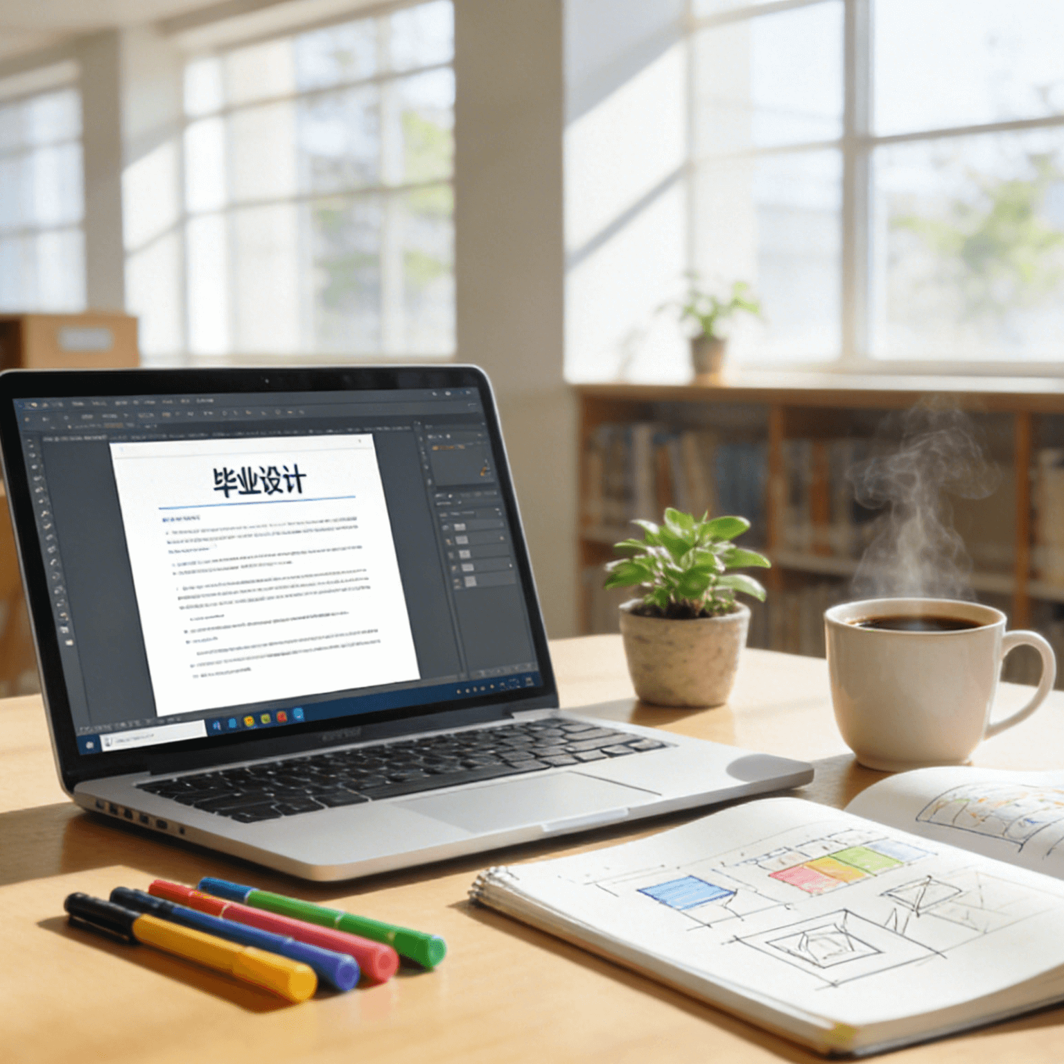 学生进行毕业设计